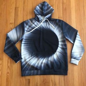 Men’s Lg Optical Illusion Hoodie